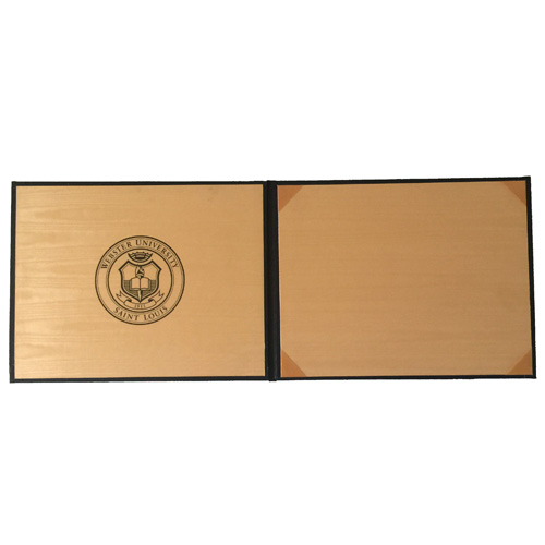 Double Sided Moiré Diploma Folder