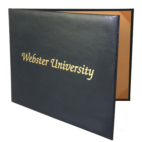 Double Sided Moiré Diploma Folder