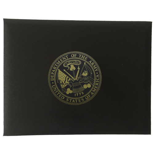 Military Certificate Cover