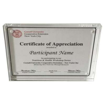 Acrylic Diploma Frame